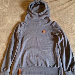 Naketano lightweight blue hoodie size M